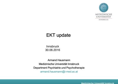 EKT update